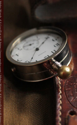 ウォルサムのスケルトン懐中時計と腕時計兼用バンド 【1900年頃】-P2291-17