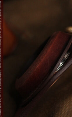 ウォルサムのスケルトン懐中時計と腕時計兼用バンド 【1900年頃】-P2291-24