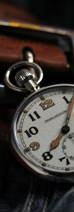 ジャガールクルト 英国陸軍のアンティーク懐中時計 【1940年頃】-P2292-1
