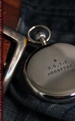 ジャガールクルト 英国陸軍のアンティーク懐中時計 【1940年頃】-P2292-2