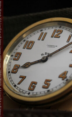 英国ベンソン 8日巻きの大型アンティーク懐中時計 【1920年頃】-P2294-11