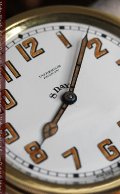 英国ベンソン 8日巻きの大型アンティーク懐中時計 【1920年頃】-P2294-14