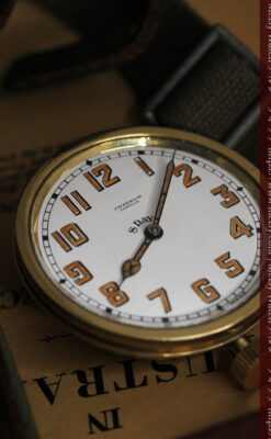 英国ベンソン 8日巻きの大型アンティーク懐中時計 【1920年頃】-P2294-9