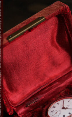 オメガ 彫りと装飾の美しい14金無垢アンティーク懐中時計 【1907年製】-P2296-15