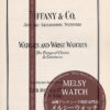 ティファニー広告 【1931年頃】 販売品目・時計と腕時計-M3363