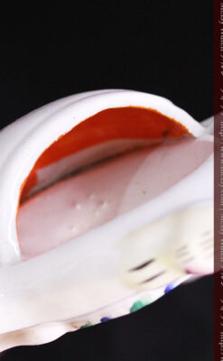 スタッフォードシャーの乙女3人の懐中時計用アンティークスタンド-S0825-12