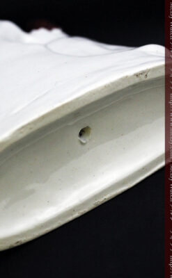 スタッフォードシャーの乙女3人の懐中時計用アンティークスタンド-S0825-15