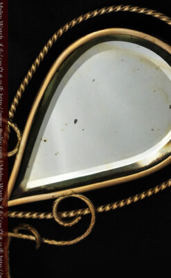 鏡とジュエリーケース付き懐中時計スタンド-S0828-7