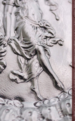 女神のアンティーク銀無垢懐中時計スタンド-S0840-5