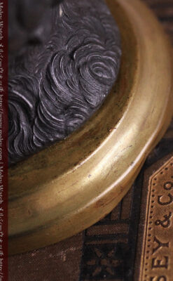 蹄鉄と馬の足を模った懐中時計用アンティークスタンド-S0841-18