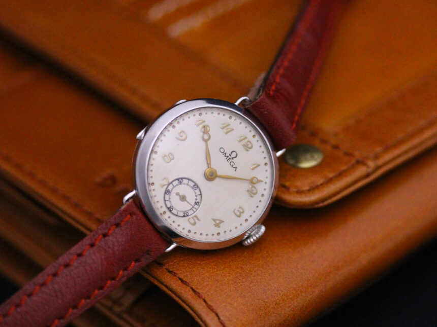 オメガの女性用アンティーク腕時計-W1119-1