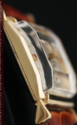 グリュエンのルビー入りアンティーク腕時計-W1099-12