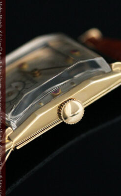 グリュエンのルビー入りアンティーク腕時計-W1099-13