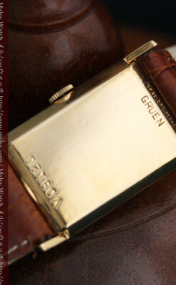 グリュエンのルビー入りアンティーク腕時計-W1099-14