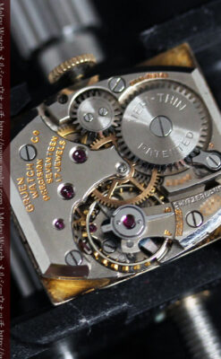 グリュエンのルビー入りアンティーク腕時計-W1099-16