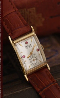 グリュエンのルビー入りアンティーク腕時計-W1099-6