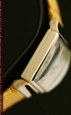 ロンジンのダイヤモンド入り金無垢アンティーク腕時計-W1130-12