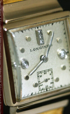 ロンジンのダイヤモンド入り金無垢アンティーク腕時計-W1130-13