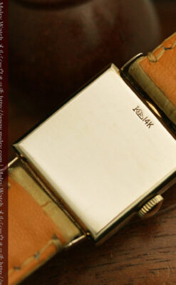 ロンジンのダイヤモンド入り金無垢アンティーク腕時計-W1130-14