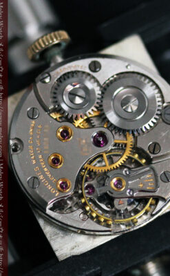 ロンジンのダイヤモンド入り金無垢アンティーク腕時計-W1130-16