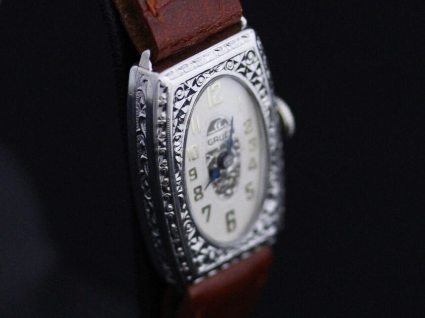 グリュエンのアンティーク腕時計-W1373-1
