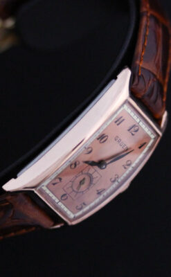 グリュエンのアンティーク腕時計-W1386-15