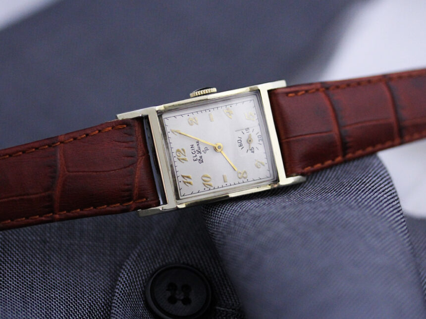 エルジンのアンティーク腕時計-W1389-1