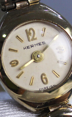 エルメスの女性用アンティーク腕時計-W1395-3