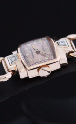 グリュエンの女性用アンティーク腕時計-W1396-14