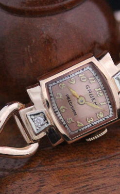 グリュエンの女性用アンティーク腕時計-W1396-6