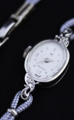 ハミルトンの女性用アンティーク腕時計-W1397-7