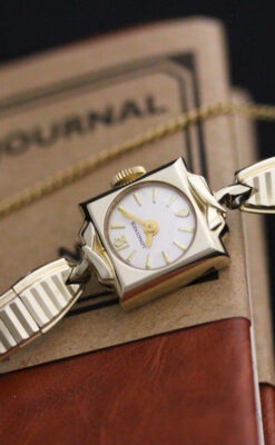 ロンジンの女性用アンティーク腕時計-W1400-6