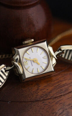 ロンジンの女性用アンティーク腕時計-W1400-8