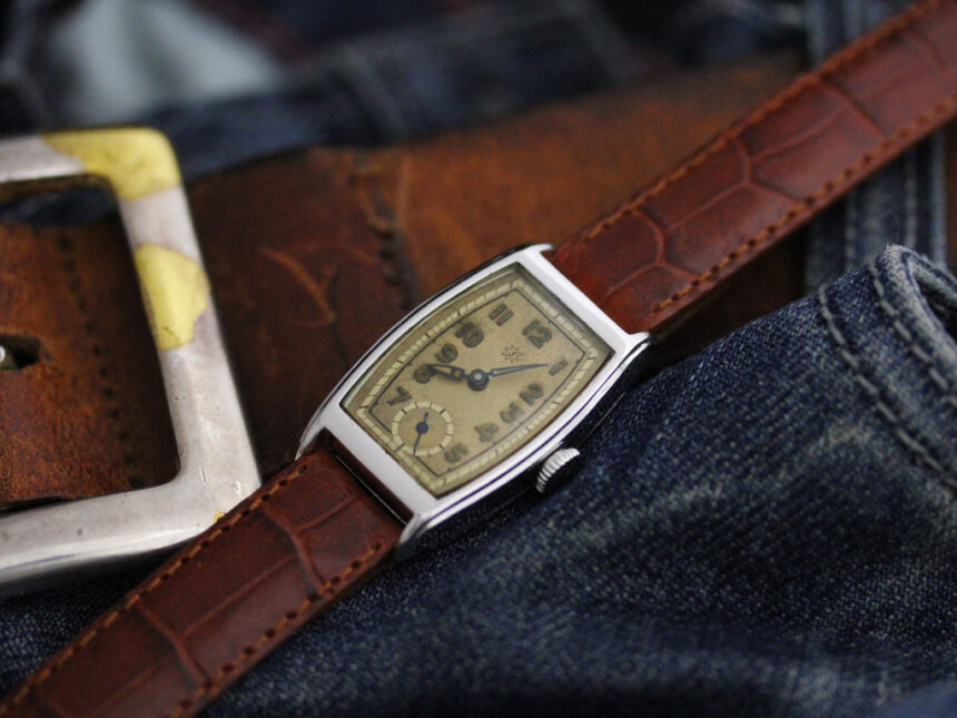 ユンハンスのアンティーク腕時計-W1406-1