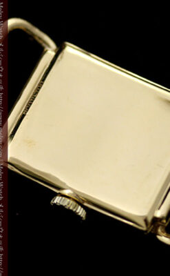 ハミルトン1941年製の縦長のアンティーク腕時計-W1082-11