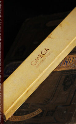 オメガ 金無垢ローズゴールドの女性用アンティーク腕時計 【1946年製】箱付き-W1186-15