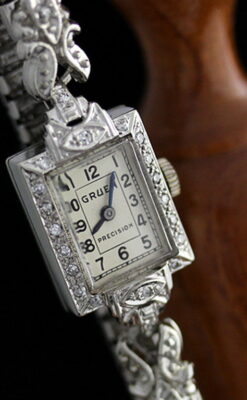 グリュエンのアンティーク腕時計-W1254-3