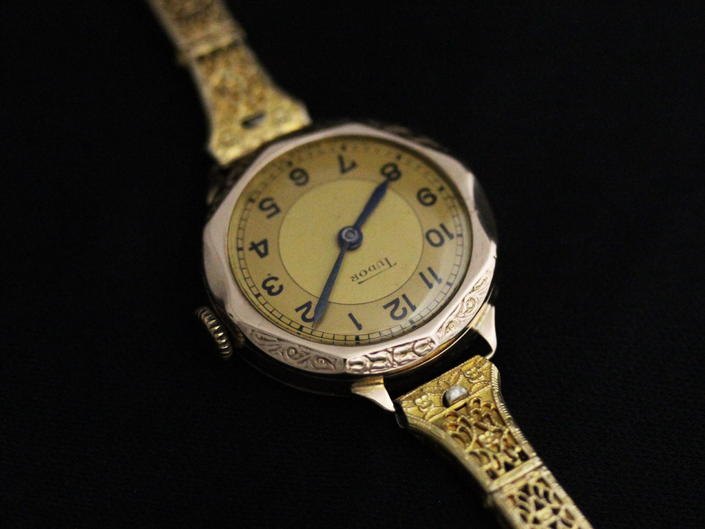 ロレックス・チュードル 9金無垢アンティーク腕時計 【1938年頃】絢爛