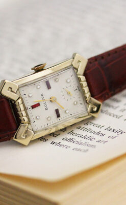 ブローバのアンティーク腕時計-W1417-1