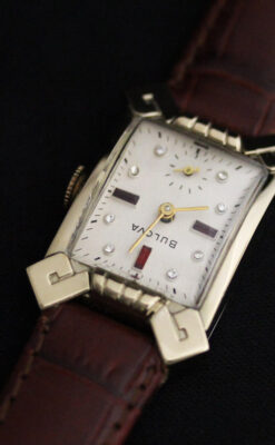 ブローバのアンティーク腕時計-W1417-11