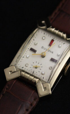 ブローバのアンティーク腕時計-W1417-12