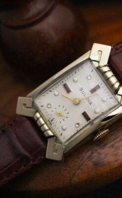 ブローバのアンティーク腕時計-W1417-9