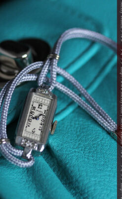 細長いグリュエンの女性用アンティーク腕時計-W1442-4