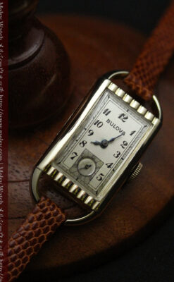 ブローバ女性用の1939年製アンティーク腕時計-W1445-10