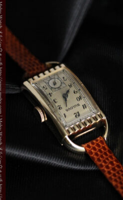 ブローバ女性用の1939年製アンティーク腕時計-W1445-12