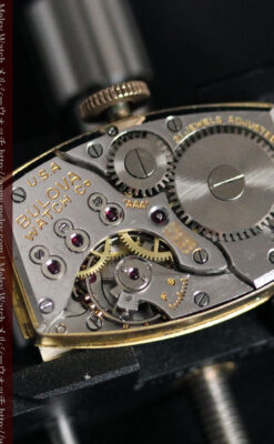 ブローバ女性用の1939年製アンティーク腕時計-W1445-16