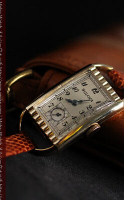 ブローバ女性用の1939年製アンティーク腕時計-W1445-4