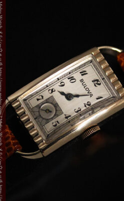 ブローバ女性用の1939年製アンティーク腕時計-W1445-6