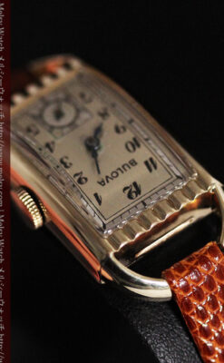 ブローバ女性用の1939年製アンティーク腕時計-W1445-7