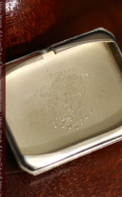 ロンジン1950年製の長方形のアンティーク腕時計-W1446-15